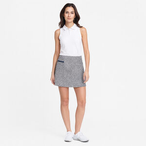Women's T by TALBOTS Skort XL Navy White Geometric